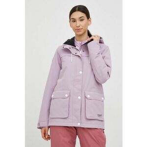 Lyžiarska bunda Colourwear Ida fialová farba vyobraziť