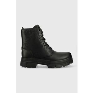 Kožené členkové topánky UGG M Skyview Service Boot pánske, čierna farba vyobraziť