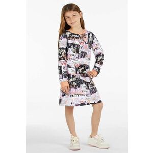 Dievčenské bavlnené šaty Guess mini, rovný strih vyobraziť