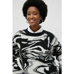 Vlnený sveter Answear Lab dámsky, čierna farba, teplý, vyobraziť