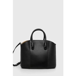 Kožená kabelka Furla Miastella čierna farba vyobraziť