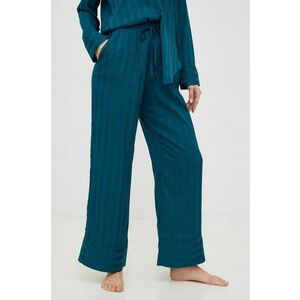 Pyžamové nohavice Abercrombie & Fitch dámske, zelená farba, vyobraziť