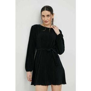 Šaty Abercrombie & Fitch čierna farba, mini, oversize vyobraziť