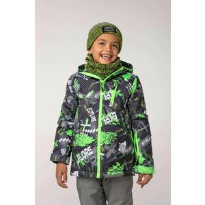Detská lyžiarska bunda Lemon Explore zelená farba vyobraziť