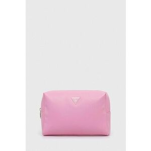 kozmetická taška Guess ružová farba vyobraziť