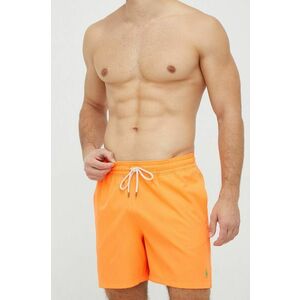 plavkové šortky Polo Ralph Lauren oranžová farba vyobraziť
