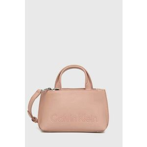 kabelka Calvin Klein ružová farba vyobraziť