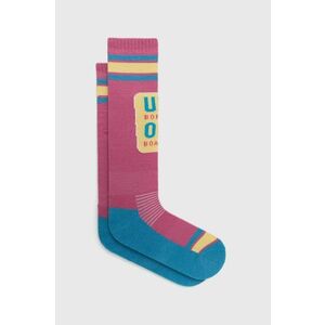 Lyžiarske ponožky Eivy league ružová farba vyobraziť
