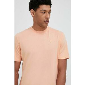 Tričko Guess pánske, oranžová farba, jednofarebné vyobraziť