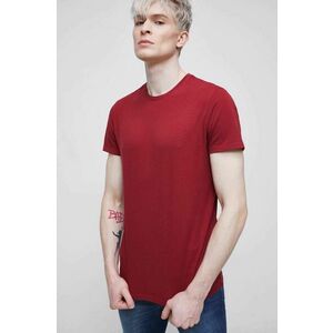 Tričko Medicine pánske, červená farba, jednofarebné vyobraziť