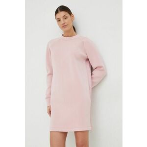 Šaty Guess ružová farba, mini, oversize vyobraziť