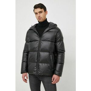 Páperová bunda Karl Lagerfeld pánska, čierna farba, zimná, oversize vyobraziť