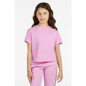 Detské bavlnené tričko Guess fialová farba vyobraziť