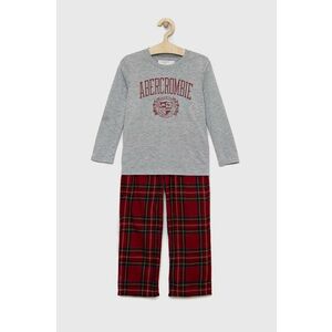 Detské pyžamo Abercrombie & Fitch červená farba, vzorovaná vyobraziť