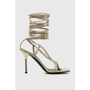 Kožené sandále Karl Lagerfeld KL30904 GALA zlatá farba vyobraziť