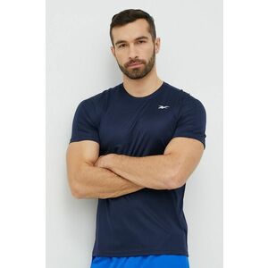Tréningové tričko Reebok Tech tmavomodrá farba, jednofarebné vyobraziť
