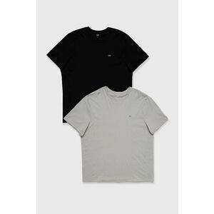 Bavlnené tričko GAP (2-pack) jednofarebné vyobraziť