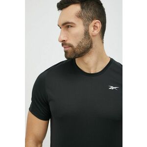 Tréningové tričko Reebok Tech čierna farba, jednofarebné vyobraziť