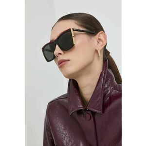 Slnečné okuliare Saint Laurent dámske, čierna farba vyobraziť