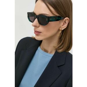 Slnečné okuliare Gucci GG1215S dámske, čierna farba vyobraziť