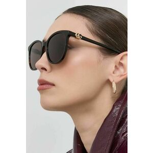 Slnečné okuliare Gucci GG1180SK dámske, hnedá farba vyobraziť