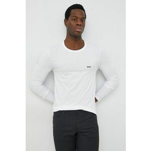 Bavlnené tričko s dlhým rukávom BOSS 3-pak jednofarebné vyobraziť