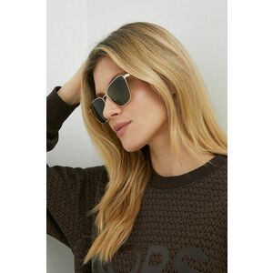Slnečné okuliare Saint Laurent dámske, zlatá farba vyobraziť