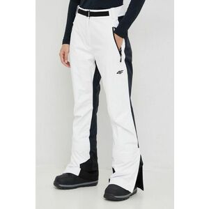Lyžiarske nohavice 4F biela farba vyobraziť