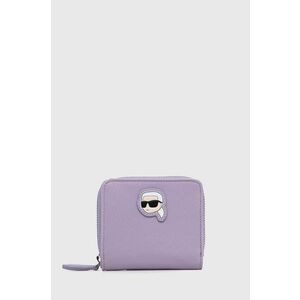 Peňaženka Karl Lagerfeld dámsky, fialová farba vyobraziť