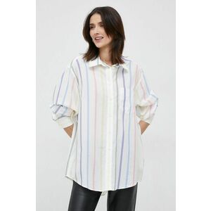 Bavlnená košeľa GAP dámska, voľný strih, s klasickým golierom vyobraziť