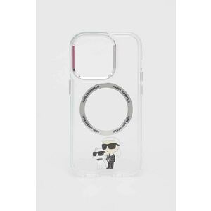 Puzdro na mobil Karl Lagerfeld iPhone 14 Pro 6, 1" priehľadná farba vyobraziť