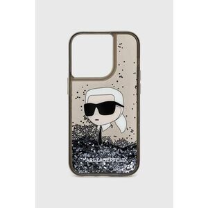 Puzdro na mobil Karl Lagerfeld iPhone 14 Pro 6, 1" čierna farba vyobraziť