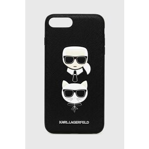 Puzdro na mobil Karl Lagerfeld iPhone 7 Plus / 8 Plus čierna farba vyobraziť