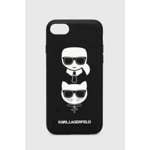 Puzdro na mobil Karl Lagerfeld iPhone 7/8 / SE 2020 / SE 2022 čierna farba vyobraziť