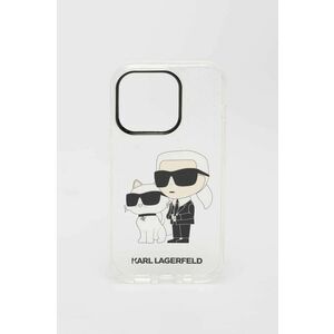 Puzdro na mobil Karl Lagerfeld iPhone 14 Pro 6, 1" priehľadná farba vyobraziť