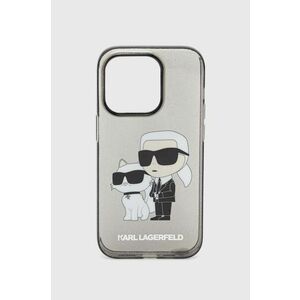 Puzdro na mobil Karl Lagerfeld iPhone 14 Pro 6, 7" čierna farba vyobraziť