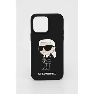Puzdro na mobil Karl Lagerfeld iPhone 14 Pro Max 6, 7" čierna farba vyobraziť