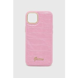Puzdro na mobil Guess iPhone 14 Plus 6, 7'' ružová farba vyobraziť