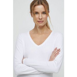 Tričko s dlhým rukávom Medicine dámske, biela farba vyobraziť
