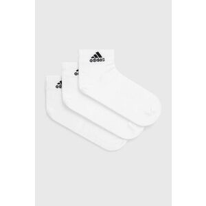 Ponožky adidas Performance 3-pak biela farba vyobraziť
