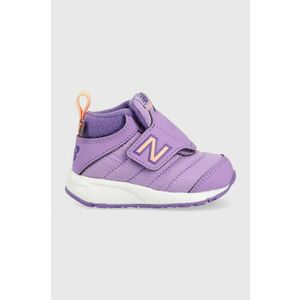 Detské zimné topánky New Balance ITCOZYGP fialová farba vyobraziť