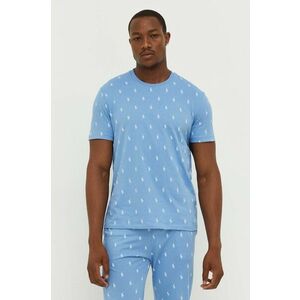 Bavlnené pyžamové tričko Polo Ralph Lauren vzorovaná vyobraziť