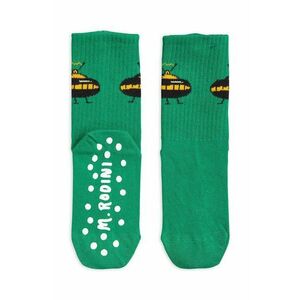Detské ponožky Mini Rodini zelená farba vyobraziť