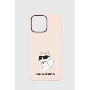 Puzdro na mobil Karl Lagerfeld iPhone 14 Pro Max 6, 7'' ružová farba vyobraziť