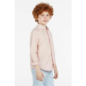 Detská bavlnená košeľa Guess ružová farba vyobraziť