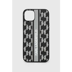 Puzdro na mobil Karl Lagerfeld iPhone 14 Plus 6, 7'' šedá farba vyobraziť