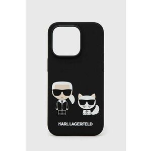 Puzdro na mobil Karl Lagerfeld iPhone 14 Pro 6, 1" čierna farba vyobraziť