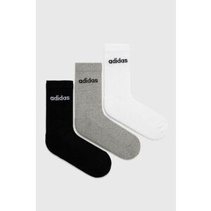 Ponožky adidas Performance 3-pak čierna farba vyobraziť