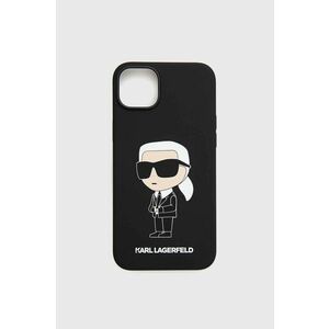 Puzdro na mobil Karl Lagerfeld iPhone 14 Plus 6, 7'' čierna farba vyobraziť