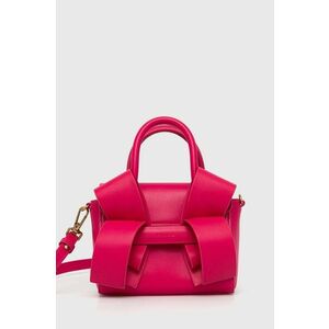 Kožená kabelka Pinko fialová farba vyobraziť